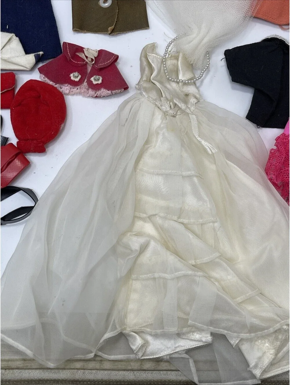 Vintage Barbie Doll Lot 1960s 1970s Mattel Case Clothing Accessories Outfits